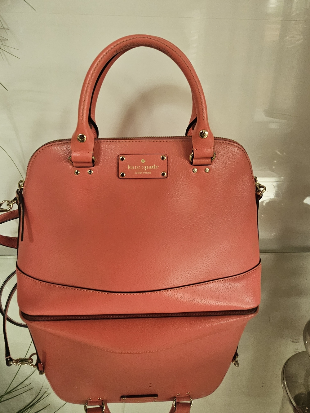 kate spade Coral Dome Satchel Handbag